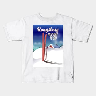 Kongsberg norway to ski Kids T-Shirt